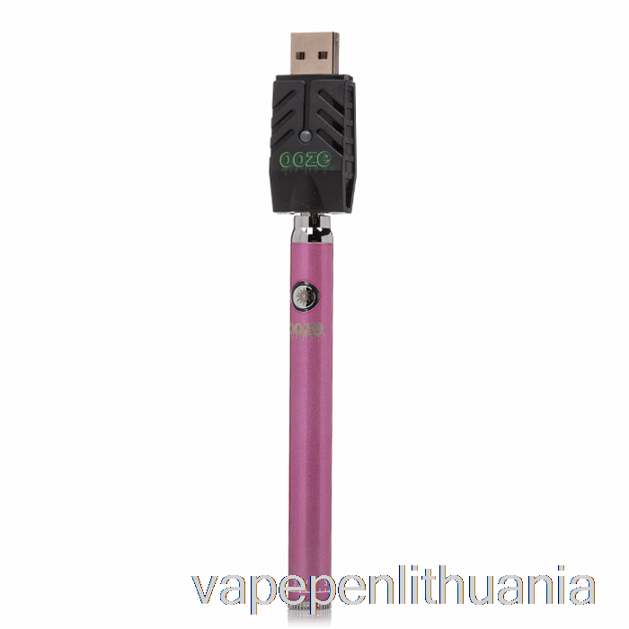 Ooze 320mah Twist Plonas Rašiklio Akumuliatorius Ledinis Rožinis Vape Skystis